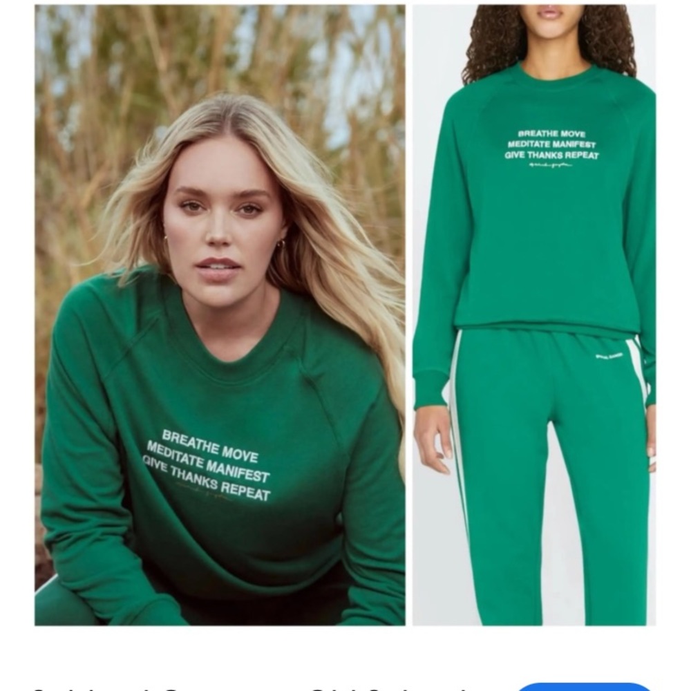 NWT SPIRITUAL GANGSTER OLD SCHOOL BREATHE TERRYCLOTH SWEATSHIRT SZ MEDIUM